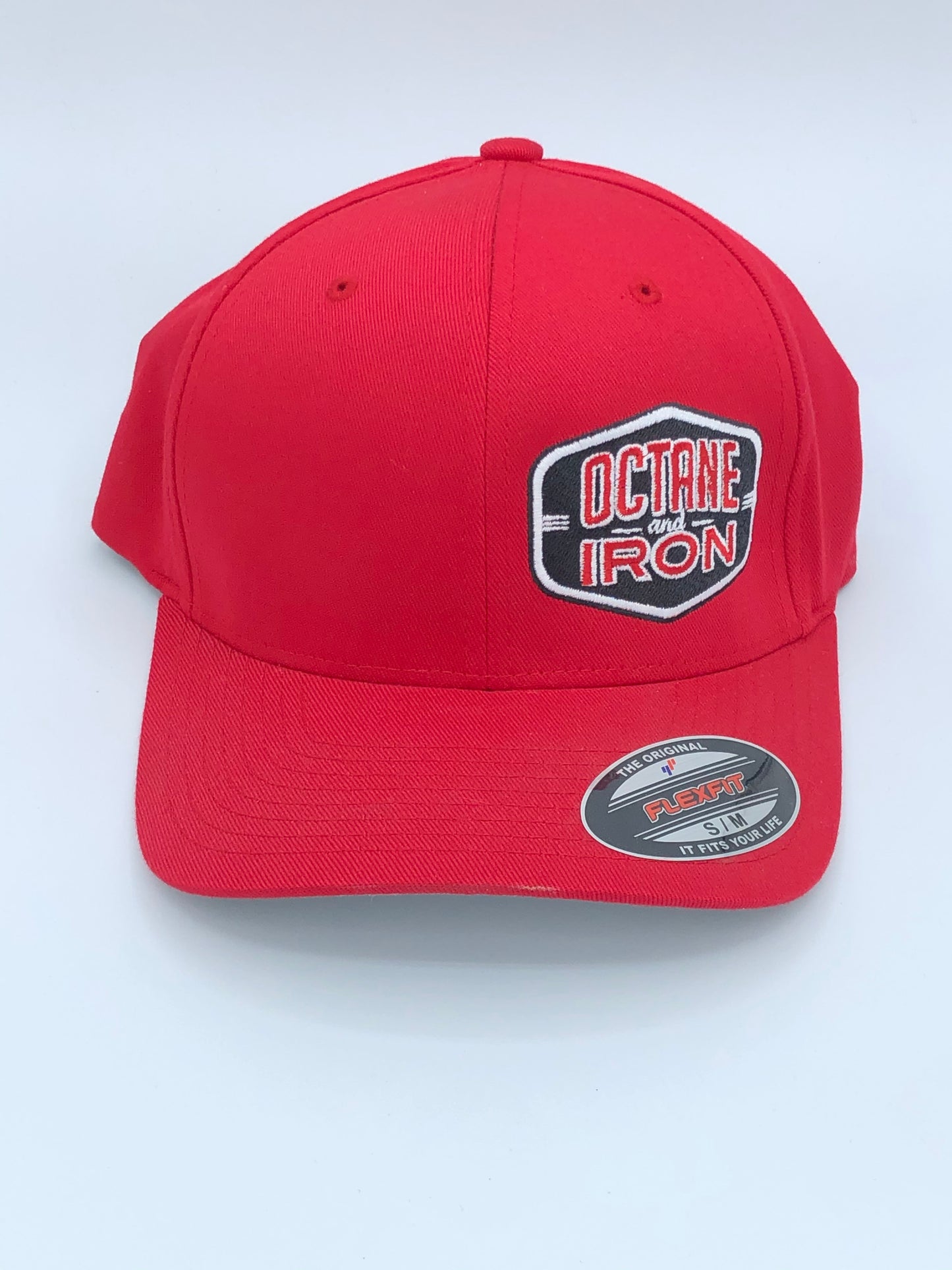 Red Fitted Baseball Cap