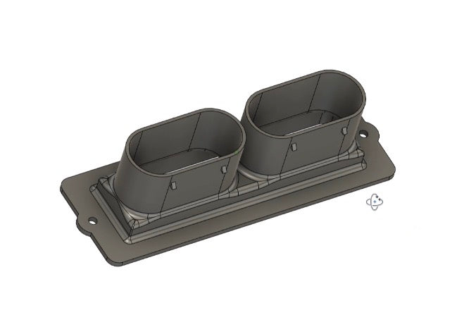 1968 Cadillac Deville Center A/C Vent Adapter