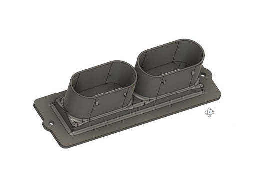 1968 Cadillac Deville Center A/C Vent Adapter