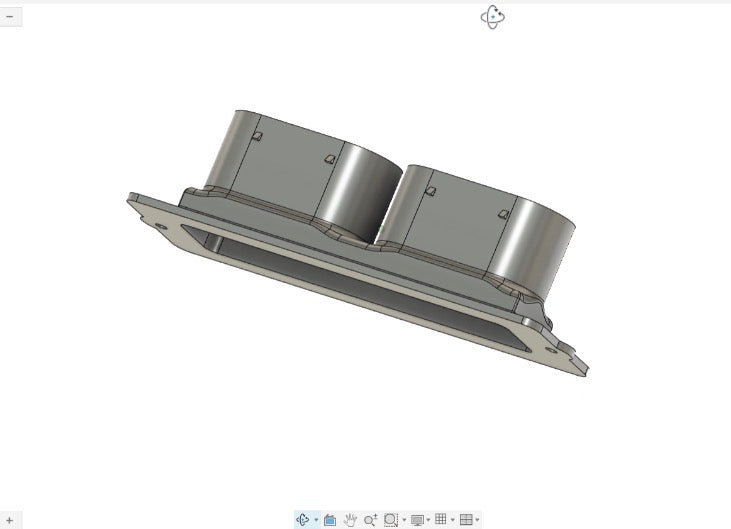 1968 Cadillac Deville Center A/C Vent Adapter