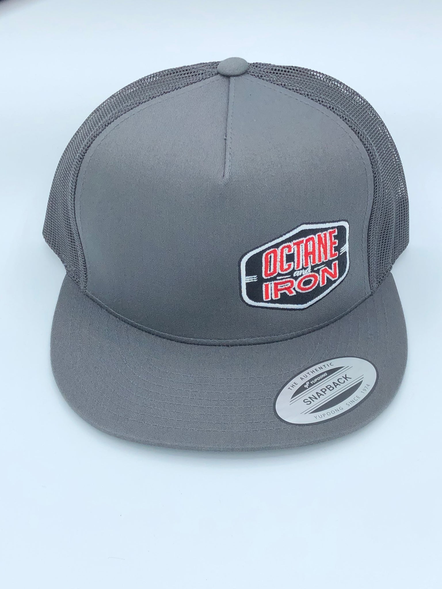 Charcoal Snapback Flat Bill